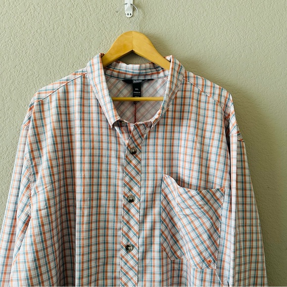 Alaskan Hardgear Duluth Trading Shirt Mens Size 3XL Plaid Vented Long Sleeve - Picture 4 of 10